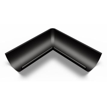 RÄNNVINKEL ARECO 125MM INNER 90GR SVART