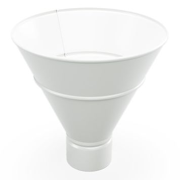 VATTENKUPA ARECO 90MM VIT