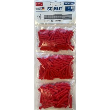 UNIVERSALPLUGG STABILIT MIX 250ST/FRP RÖD