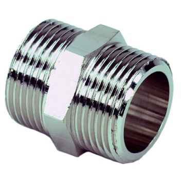 DUBBELNIPPEL GELIA R15 UTVÄNDIG GÄNGA FÖRNICKLAD