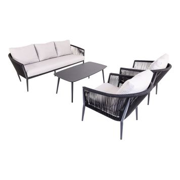 SOFFGRUPP SUNFUN FINNHAMN SVART