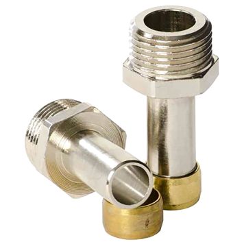 ANSLUTNINGSSATS FÖR BLANDARE GELIA KOPPARRÖRSKOPPLING  ⅜-10MM