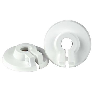 TÄCKBRICKA GELIA LÅSBAR PLAST VIT Ø35MM 2-PACK