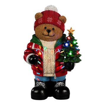 JULDEKORATION KONSTSMIDE STOR TEDDYBJÖRN LED 66CM UTOMHUS