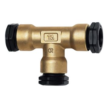 T-RÖR GELIA PRK TA410 MÄSSING Ø25MM