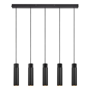 TAKLAMPA NORDLUX TILO 5-SPOT SVART