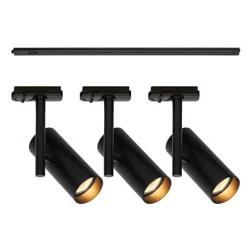 SPOTSKENA NORDLUX JEROME LINK + 1M SKENA SVART 3-PACK