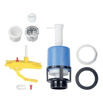 UTLOPPSVENTILSATS FÖR WC IDO TREVI INKL. SPOLKNAPP