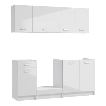 KÖK FIRST KÖKSMODUL UTAN VITVAROR 180CM VIT