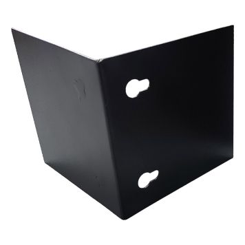 VINKELBESLAG TILL RABATTKANT 10X10CM SVART