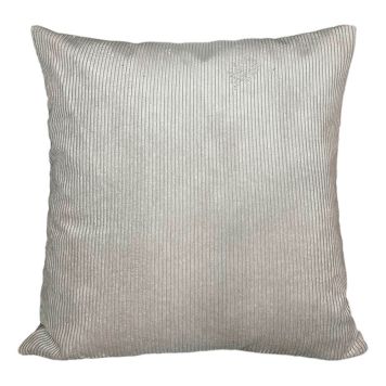 PRYDNADSKUDDE CORD PEARL 45X45CM GRÅ