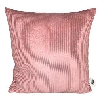 PRYDNADSKUDDE CORD ROSE 45X45CM ROSA