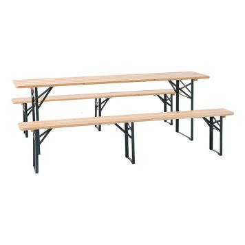 BORD & BÄNKSET FSC TRÄ/GRÖN