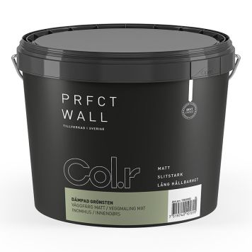 VÄGGFÄRG COL.R PRFCT WALL DÄMPAD GRÖNSTEN 3L