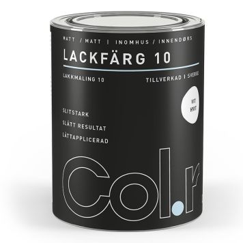 LACKFÄRG COL.R MATT VIT 0,7L