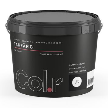 TAKFÄRG COL.R VIT 3L