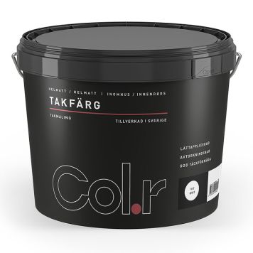 TAKFÄRG COL.R VIT 10L