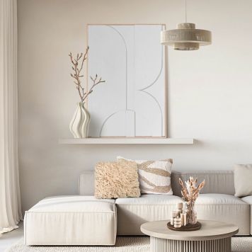 TAVLA REINDERS MARS WOOD FRAME 70X100CM VIT