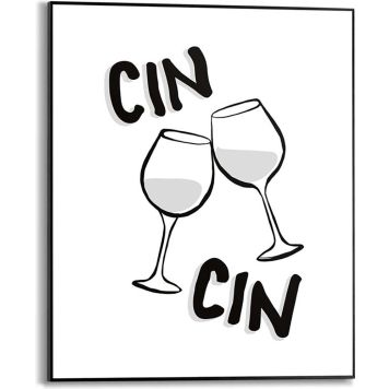 TAVLA REINDERS CIN CIN SLIM FRAME 40X50CM SVART