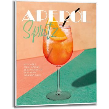 TAVLA REINDERS APEROL TIME SLIM FRAME 40X50CM VIT