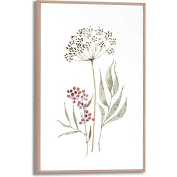 TAVLA REINDERS AQUA FLOWERS SLIM FRAME 20X30CM TRÄ