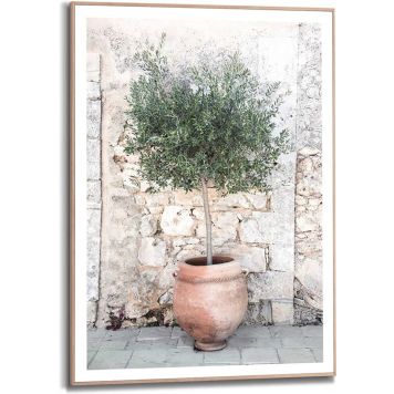 TAVLA REINDERS OLIVE TREE SLIM FRAME 50X70CM TRÄ