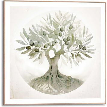TAVLA REINDERS TREE OF LIFE SLIM FRAME 50X50CM TRÄ
