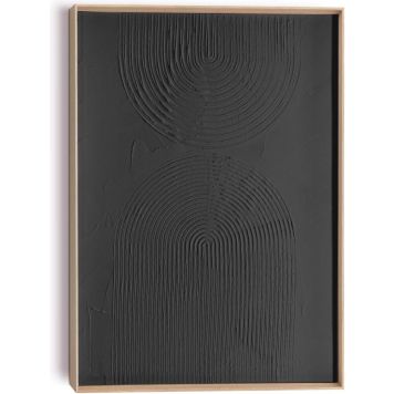 TAVLA REINDERS BOWS CHARCOAL WOOD FRAME 50X70CM