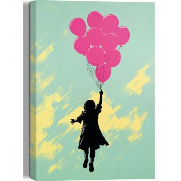 TAVLA REINDERS BALLOONS UP CANVAS 20X30CM