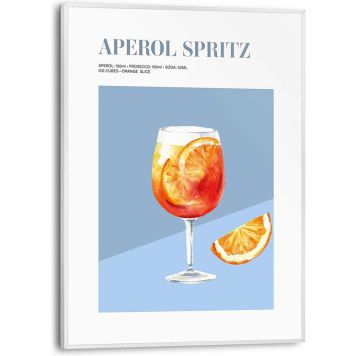 TAVLA REINDERS APEROL SLIM FRAME 30X40CM VIT