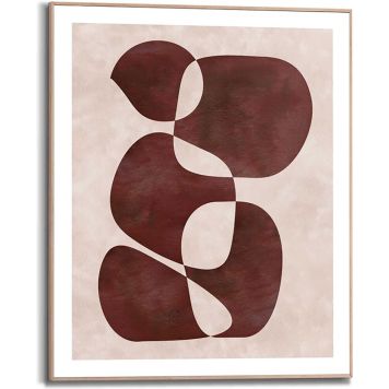 TAVLA REINDERS IMAGINATION EARTH SLIM FRAME 40X50CM TRÄ