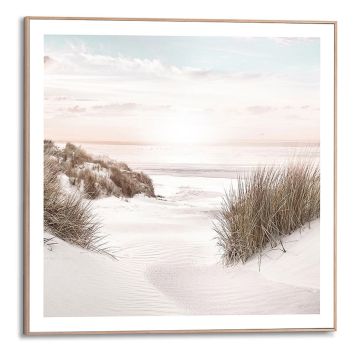 TAVLA REINDERS BEACH HORIZON SLIM FRAME 50X50CM TRÄ