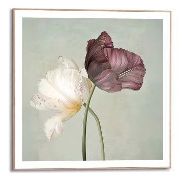 TAVLA REINDERS TULIP ELEGANCE SLIM FRAME 50X50CM TRÄ