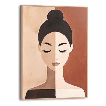 TAVLA REINDERS ABSTRACT BEAUTY SLIM FRAME 30X40CM TRÄ