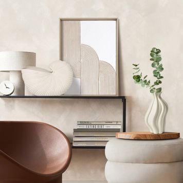 TAVLA REINDERS KNOT TINTED LINES WOOD FRAME 30X40CM