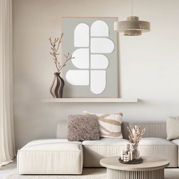 TAVLA REINDERS STACK WOOD FRAME 70X100CM