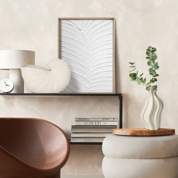 TAVLA REINDERS BIG LEAF WOOD FRAME 30X40CM