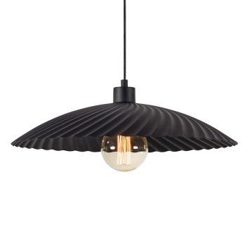 PENDELLAMPA MARKSLÖJD FLOWER  Ø45CM SVART