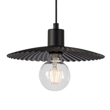 PENDELLAMPA MARKSLÖJD FLOWER Ø25CM SVART