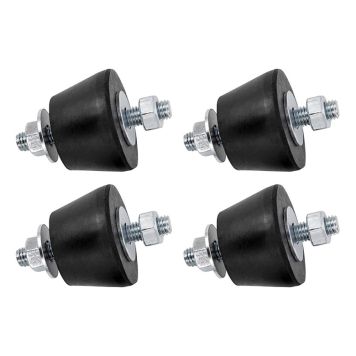 VIBRATIONSDÄMPARE TILL LUFTVÄRMEPUMP 40X25MM 4ST/FRP