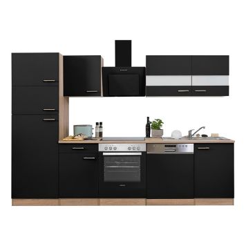 KÖK RESPEKTA MERLE 0140KB280ESSCGKE SVART 280CM