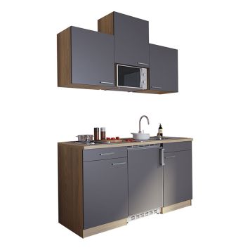 PENTRY RESPEKTA LUIS MED VITVAROR KB150ESGMI GRÅ 150CM