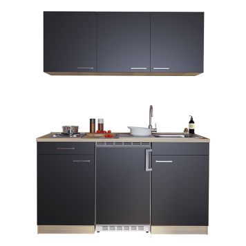 PENTRY RESPEKTA LUIS MED VITVAROR KB150ESS SVART 150CM