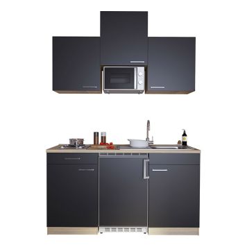 PENTRY RESPEKTA LUIS MED VITVAROR KB150ESSMI SVART 150CM