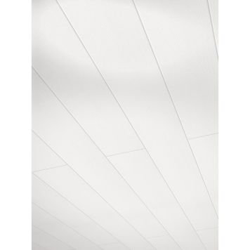 TAK- OCH VÄGGPANEL PARADOR NOVARA WHITE LINES VIT 2570X200X10MM                               