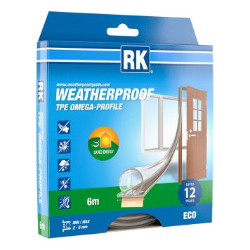 TÄTNINGSLIST DÖRR & FÖNSTER OMEGA-PROFIL TRANSPARENT 6M