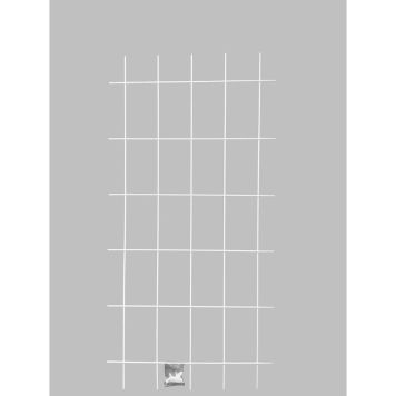 SPALJÉ 150X75CM VIT 