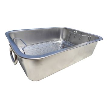 GRILLPANNA KINGSTONE 40X30X10CM ROSTFRIT