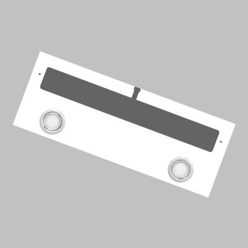 LJUSRAMP 4AQUA LED-SPOTLIGHTS VIT BLANK 80CM