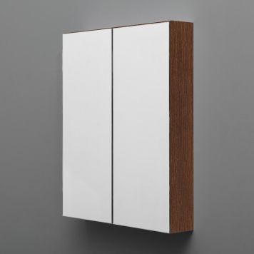 SPEGELSKÅP 4AQUA MÖRKBRUN EK FANÉR 60CM